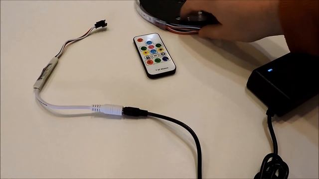 RGB ws2811 RF controller смотреть онлайн