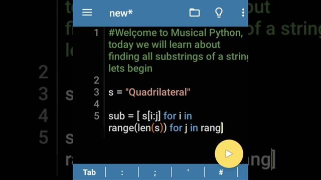 Substrings of a String | Python for Beginners | Python Tutorials смотреть онлайн