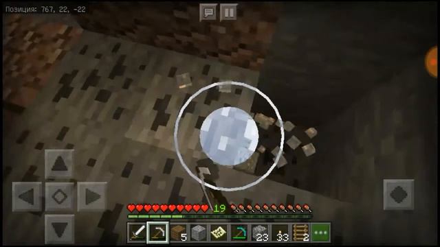 Выживание в Minecraft PE #19 часть. Иду в пешеру за ресурсами. Добыл железо, золото, алмазы и т.д. смотреть онлайн