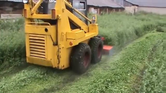 41 Косилка кусторез сменный рабочий орган на Bobcat / Mower brushcutter replacement body for Bobcat смотреть онлайн