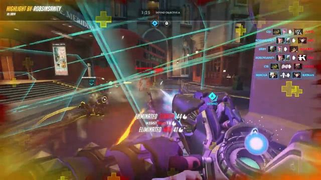 Overwatch MH - Play of the Game - Zarya 1 смотреть онлайн