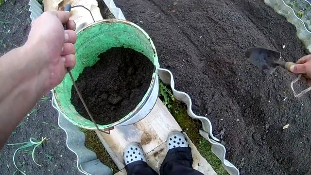 Жизнь на даче - Сажаем огурцы. смотреть онлайн