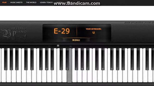 Virtual Piano - Fur Elise смотреть онлайн