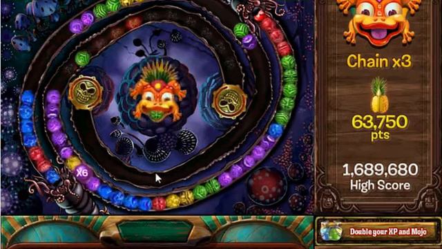 Zuma Blitz - Orbit board 1.8 million points (without powers) смотреть онлайн