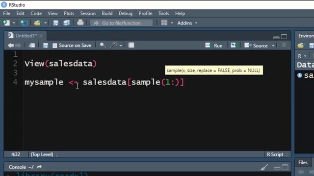 How to Select a Random Sample using R смотреть онлайн