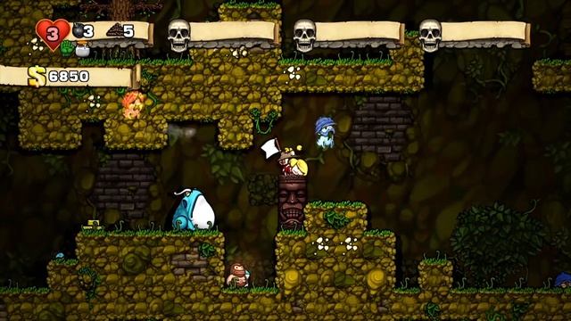 GHOSTS N STUFF - SPELUNKY: PART 02 - StrangePlay смотреть онлайн