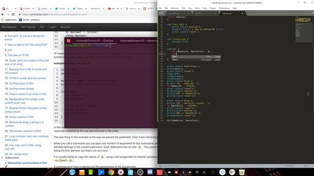 Speed Coding WebDir Perl смотреть онлайн
