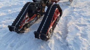 Мотоблок Патриот на гусеницах