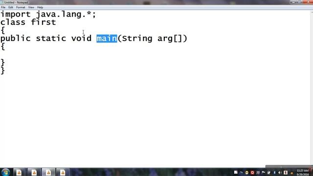 first program of java. with explanation. смотреть онлайн