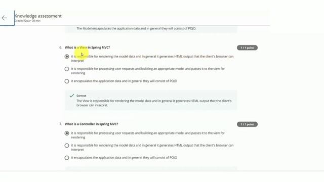 Web Development with Java Spring Framework week 3 coursera quiz answers | Web Development Coursera смотреть онлайн