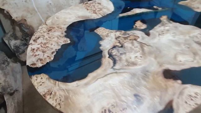 Большой стол из массива Осокоря. Стол на заказ по все России. Стол лофт. смотреть онлайн