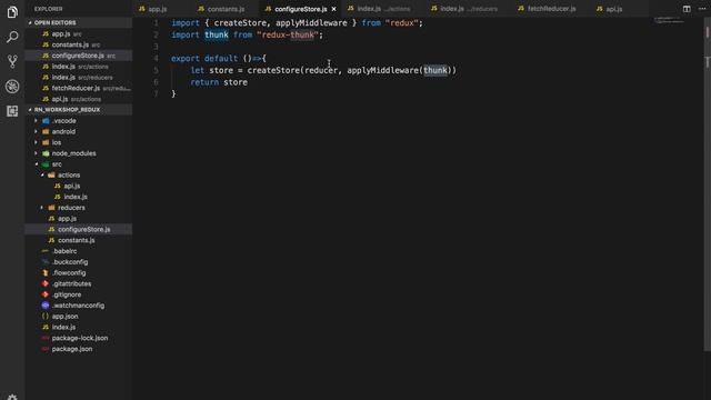 Redux in React-Native - Fetch Workshop Ep #4 смотреть онлайн