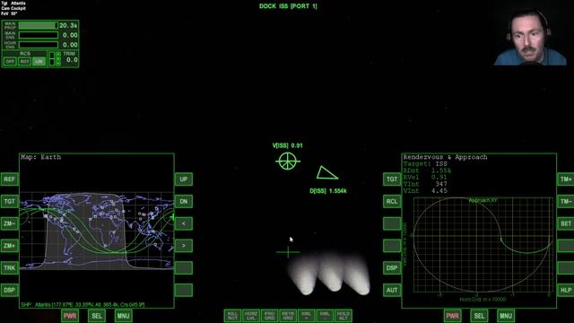 Orbiter: Удобная стыковка и орбитальные пируэты с Rendezvous MFD смотреть онлайн