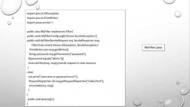 Servlet Filter смотреть онлайн