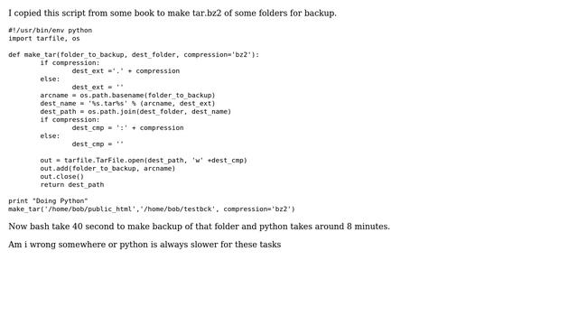 DevOps & SysAdmins: Python script take long time to backup folder смотреть онлайн