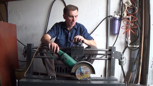 Автоподача раскройного станка для болгарки. смотреть онлайн