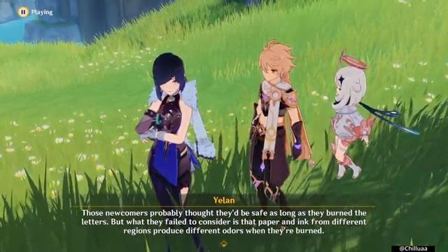 YELAN Story Quest - Umbrabilis Orchis Chapter: Act 1 | Genshin Impact 2.7