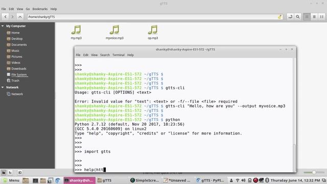 gTTS Python | How to make your computer speak | How to save a text as mp3/wav file смотреть онлайн