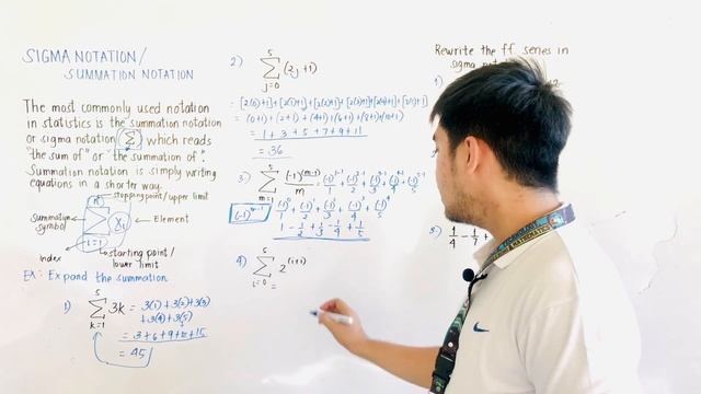 SUMMATION NOTATION | SIGMA NOTATION | FORMULA WRITING | SHS - PRE CALCULUS | JUDD HERNANDEZ
