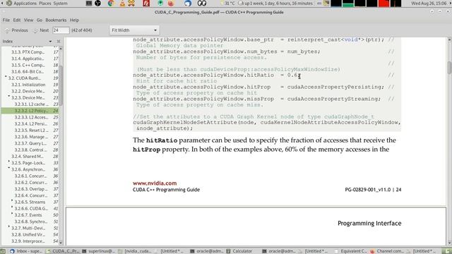 nvidia cuda cpp programming guide 3.2.3 Device Memory L2 Access Management ادارة الذاكرة القصيرة смотреть онлайн