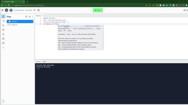 How to print current date and time in Python. смотреть онлайн