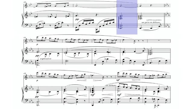🎼G. FAURÉ - Sicilienne (FLUTE & Piano version) [Op. 78] - (Sheet Music Scrolling) смотреть онлайн