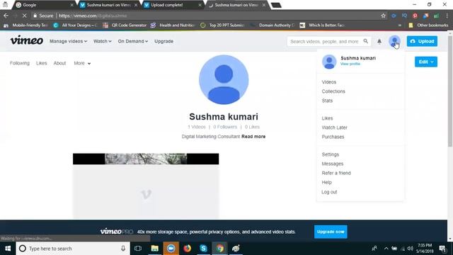How to create Vimeo channel and upload videos 2018 смотреть онлайн