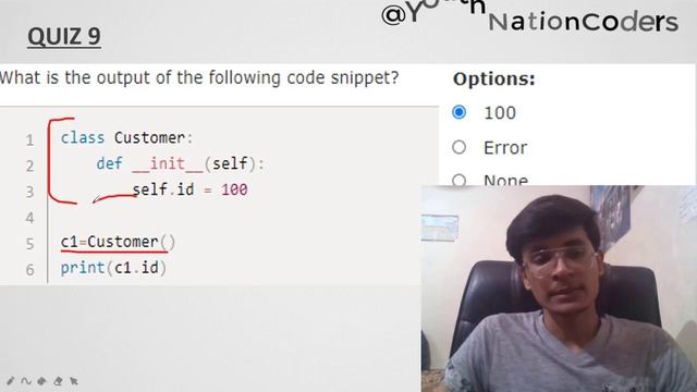 Infytq Object Oriented Programming Using Python | Day 1 Quiz | YouthNationCoders смотреть онлайн