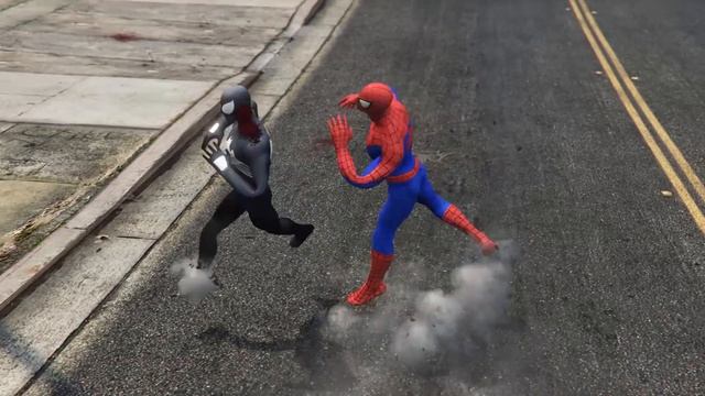 Spiderman vs Black Spider-Man - Epic Superheroes Battle смотреть онлайн
