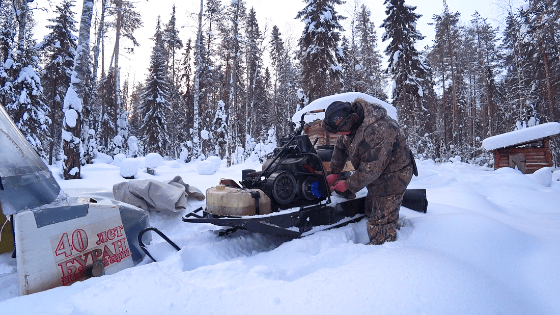 Таёжный быт. Пошёл на охоту. Иду по незнакомым местам. 3 серия. /Поход 25 - 27 февраля 2023/ смотреть онлайн