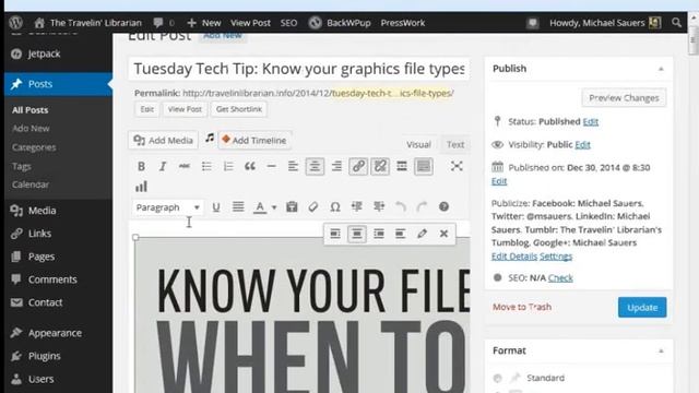 Image Editing Icons in WordPress 4.1 смотреть онлайн