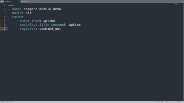 Ansible modules - command vs shell