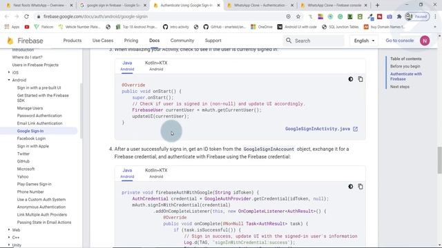 Firebase Google Authentication - Android Google Sign in смотреть онлайн