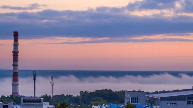 Туман над рекой - Timelapse Olympus OM-D E-M10 Mk II смотреть онлайн