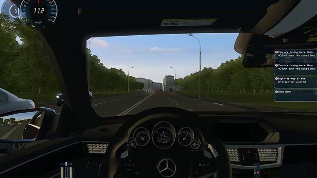 City Car Driving - Mercedes-Benz E63 AMG Part [1]?! смотреть онлайн