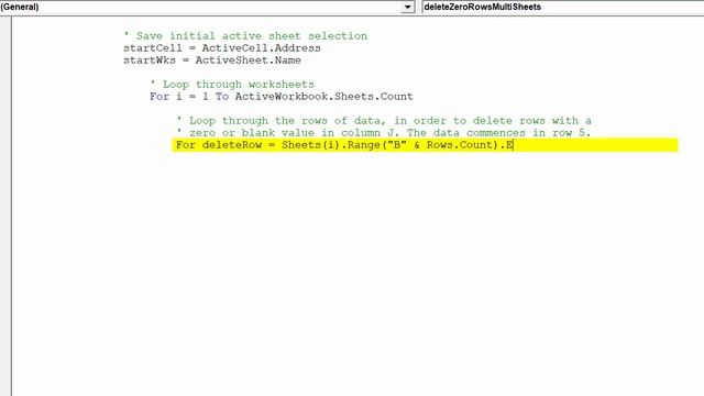 Deleting rows based on cell values across sheets using VBA смотреть онлайн