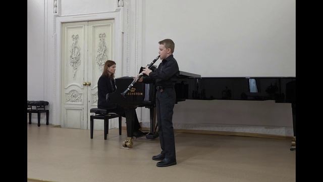 Платон Маленков, кларнет, 10 лет. Н. Ортолано. Романс.
