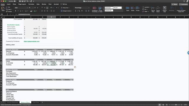 Easy Pro Forma Balance Sheet (Free Download) смотреть онлайн