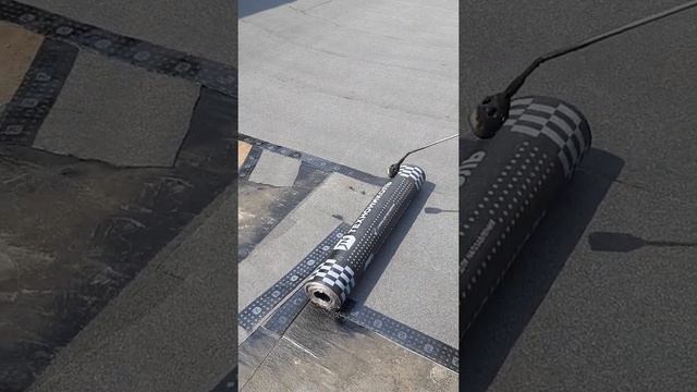 Ремонт крыш ,мягкой кровлей. Напловление бикроса#как правильно клеить бикрос.