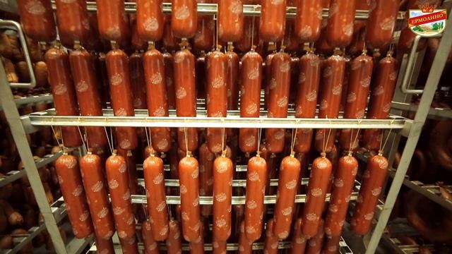 Производство колбасных изделий и тушенки ТМ «ЕРМОЛИНО» смотреть онлайн