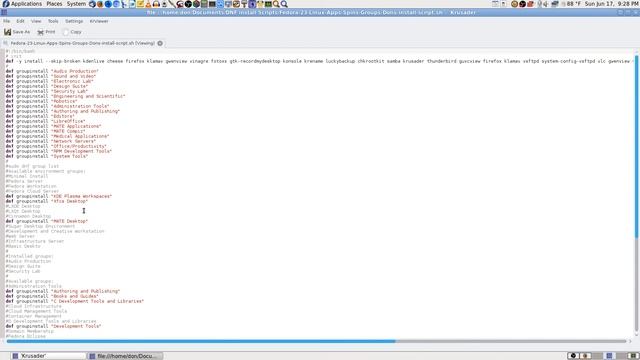 Cleaning Malware Fedora 23, 27 & Debian 8 all Ok & Commands making installed Apps list with DNF Pt1 смотреть онлайн