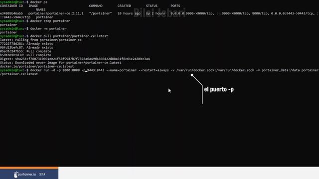 Actualizar portainer para Docker смотреть онлайн