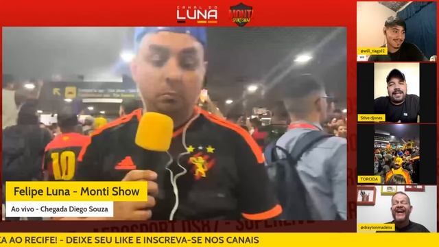 AO VIVO - ACOMPANHE A CHEGADA DE DIEGO SOUZA AO SPORT DIRETO DO AEROPORTO DOS GUARARAPES смотреть онлайн