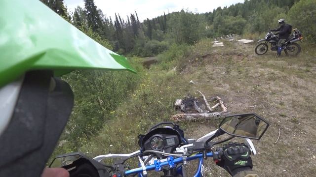 Мотопоход в тайгу на эндуро, по старой лесной дороге/ мотоленд xr 250 enduro смотреть онлайн