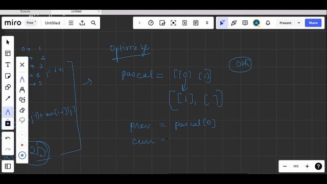 Pascal's Triangle - II | Leetcode - 119| Easy | Python | Brute | Optimized | Combinatorics смотреть онлайн