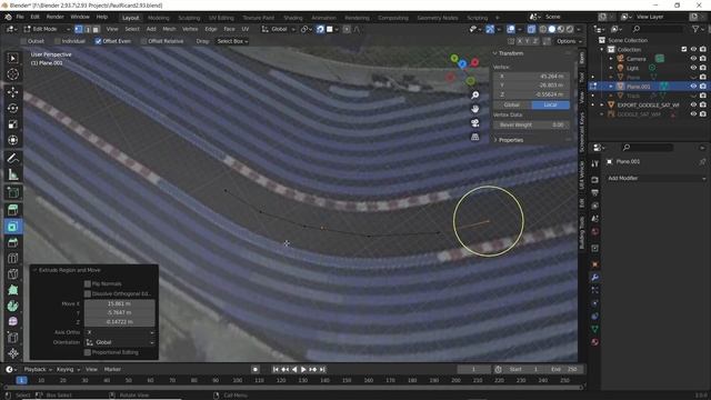 How to make a racetrack in Blender : Part9 (A faster method of making the track mesh) смотреть онлайн