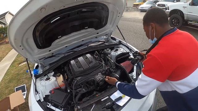 Installing Roto Fab Big Gulp Intake 2018 Camaro Zl1 !