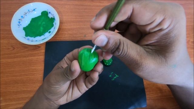 ? DIY Cactus Plant Craft | How to make a cactus plant from stones / pebbles ? смотреть онлайн