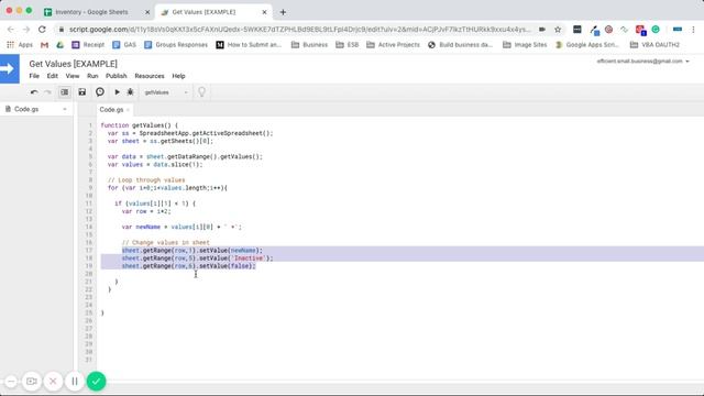 How to use getDataRange | Google Apps Script смотреть онлайн