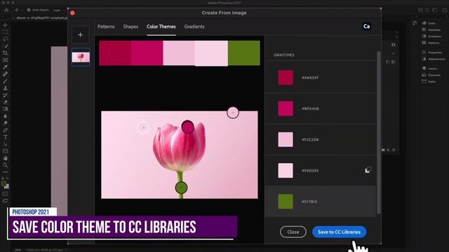 PHOTOSHOP CC 2021 Capture | Capture Patterns, Shapes, Color themes and Gradients from Image смотреть онлайн